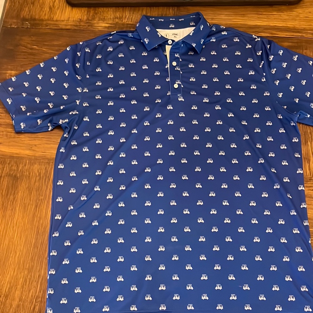 U suck at golf men’s shirt, xl, very good used condition